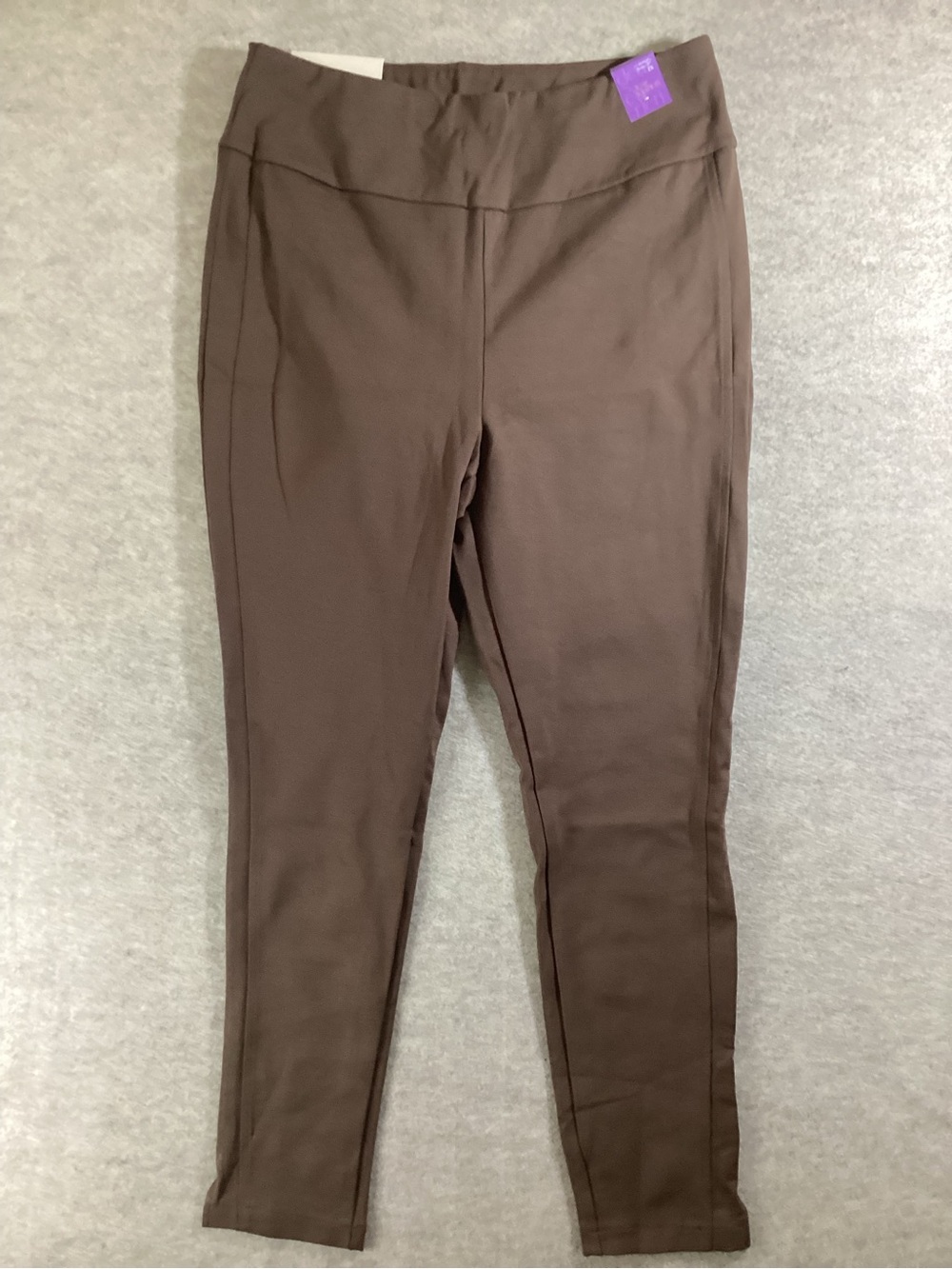 Dear Scarlett NET Brown Skinny Ponte Pull-On Pants - Women's Slim Fit size 1X